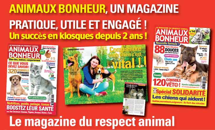 animaux-bonheur Le magazine Animaux Bonheur